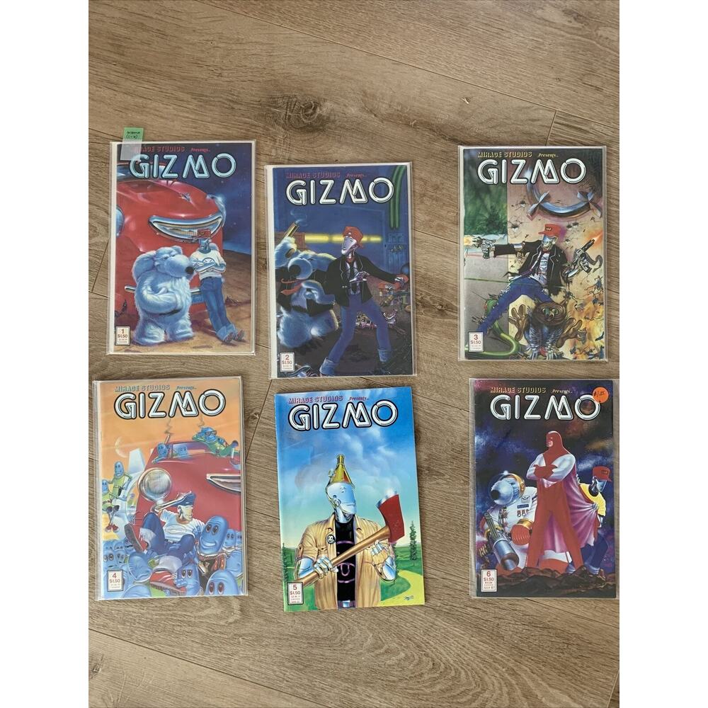 Vintage "Gizmo" Comic Books No. 1-6